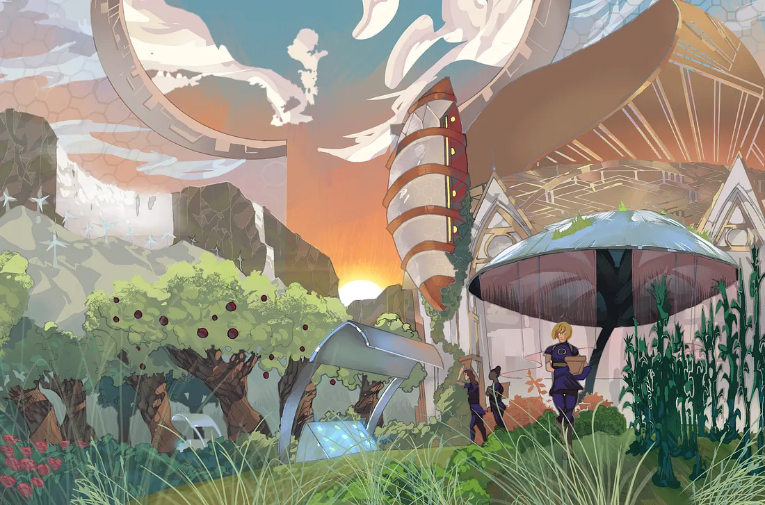 Solarpunk vision